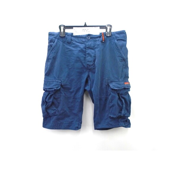 Superdry Other - Superdry Core Heavy Cargo Lite Mens Size 34 Blue Shorts Utility Military Style